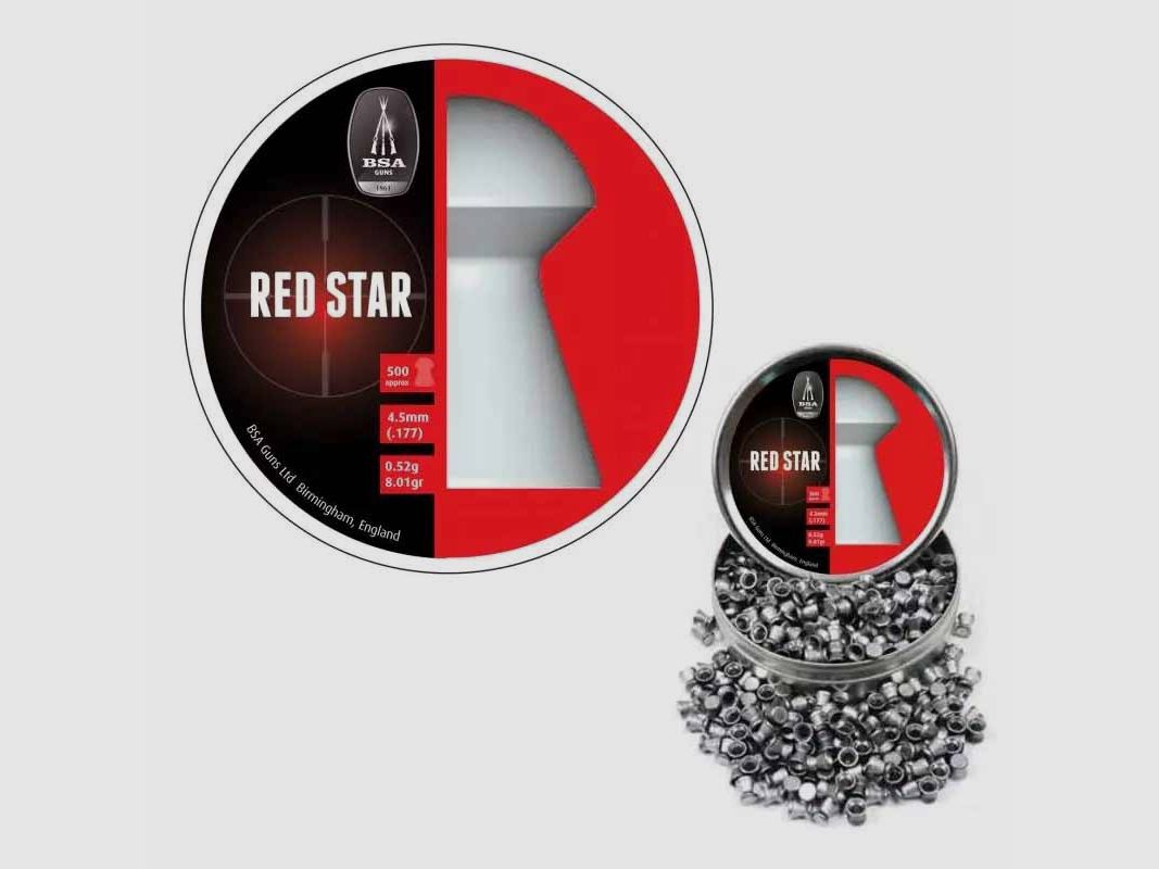 BSA Red Star Diabolos Dose 250 Stk. Kal. 5,5, Bild 2 von 2