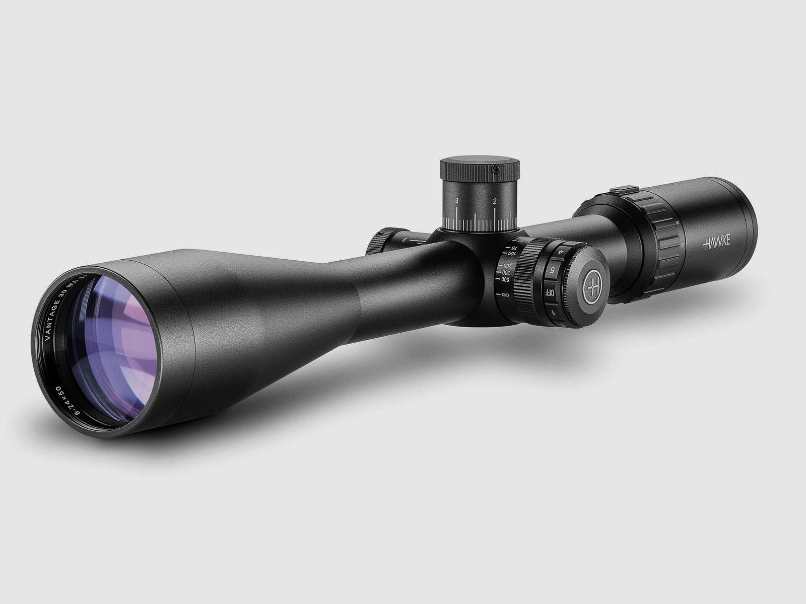 HAWKE 14297 Telescopio Vantage 30WA SF 6-24x50 Half Mil DOT Retícula iluminada MRAD