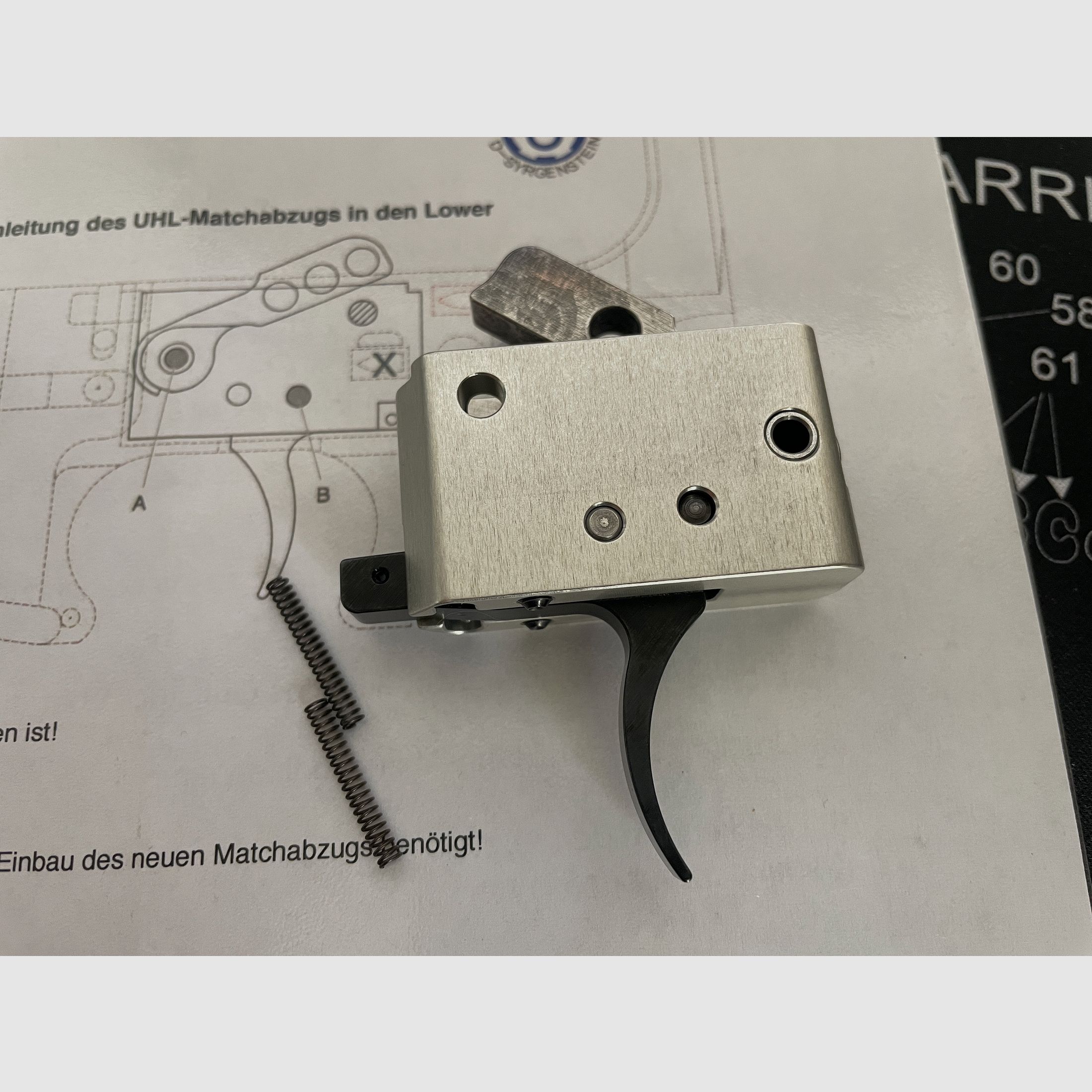 UHL afzuiging Matchafzuiging voor AR15 / AR-15