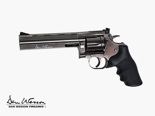 Dan Wesson 715 Revolver 6" Steel Grey, 6 mm Co2