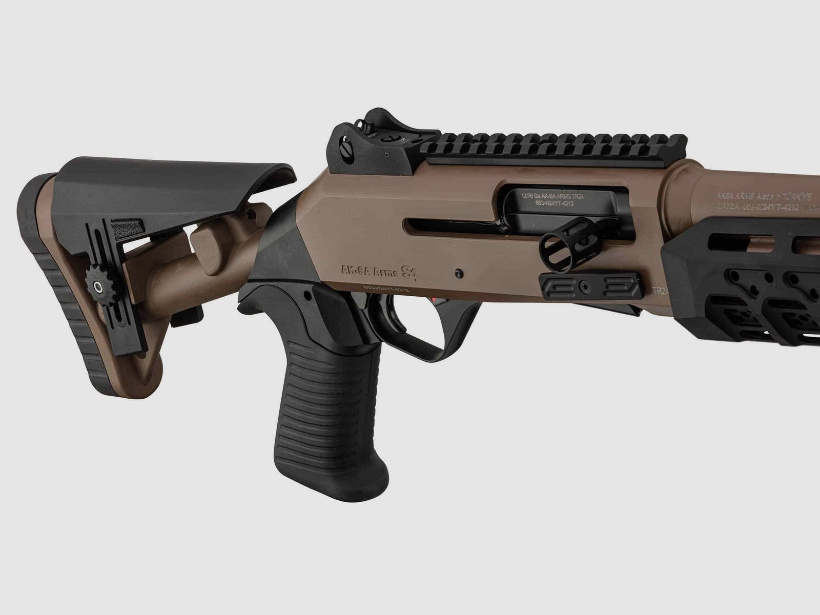 Fusil semi automatique AKSA ARMS S4 EXTREME Cal. 12/76 – TAN, image 7 sur 8