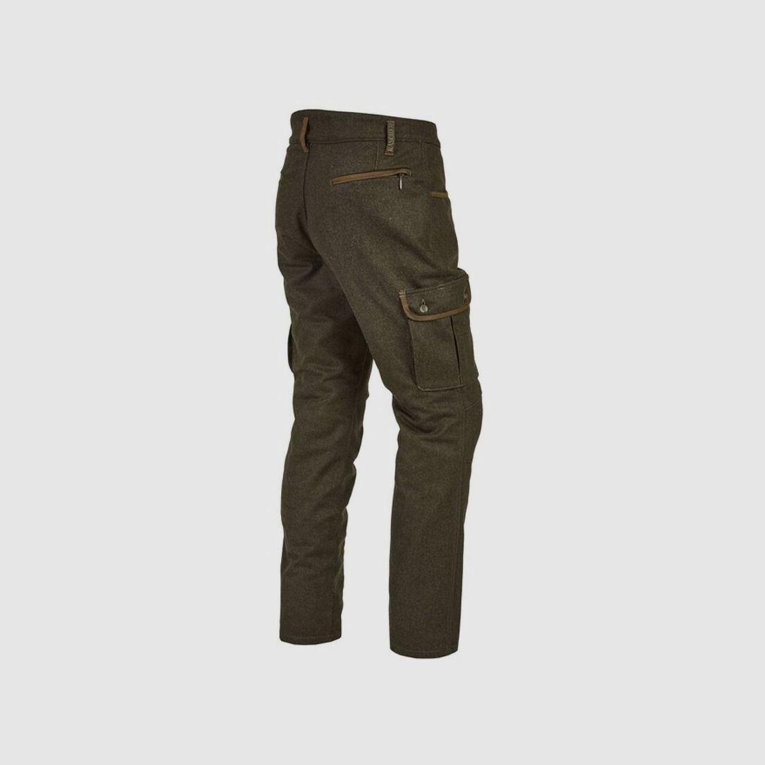 Rascher Herren Cargohose Thermo Loden Ludwig oliv
