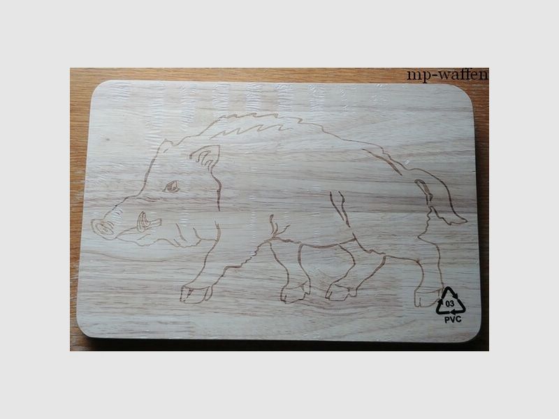 Brotzeitbrettchen Schwarzwild 30x20cm