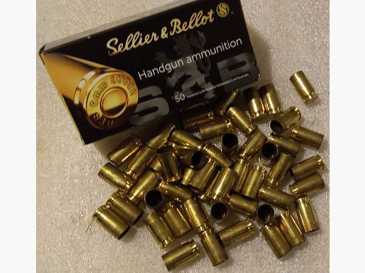 50 Hülsen 9mm Luger °°°°°°°°°°°°°°°°°°°°°°°°°°°°°°