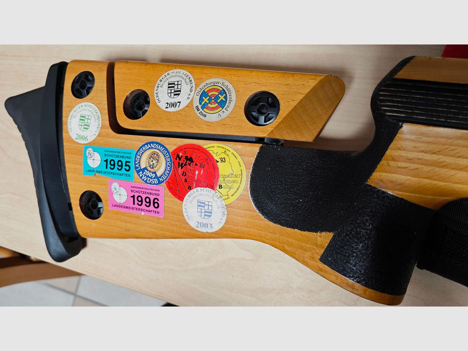 Used stock from an Anschütz 1907