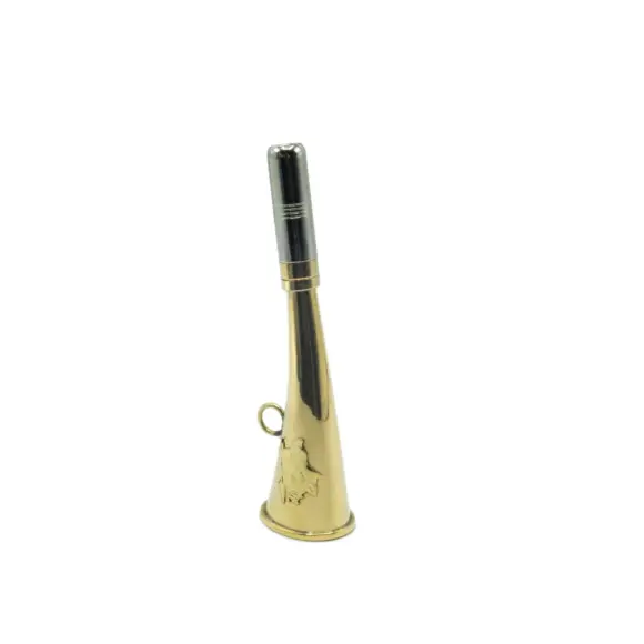 Rufhorn Messing Dekor Wildschwein 16 cm, Bild 9 von 14