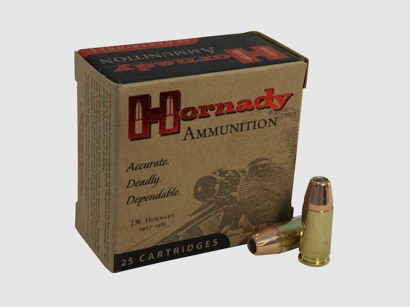 Hornady Custom 9mm Luger 147GR XTP 25 cartucce