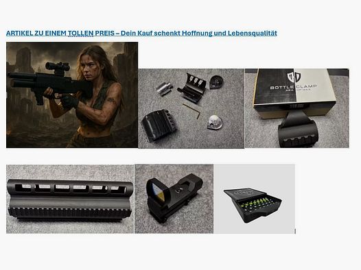 HP Max Mk1 en Mk2 - Onderdelen & Accessoires & Red Dot (o.a. Red Dot Vizier Feyachi RDS) - gratis af te geven tegen een donatie - elk onderdeel 10€