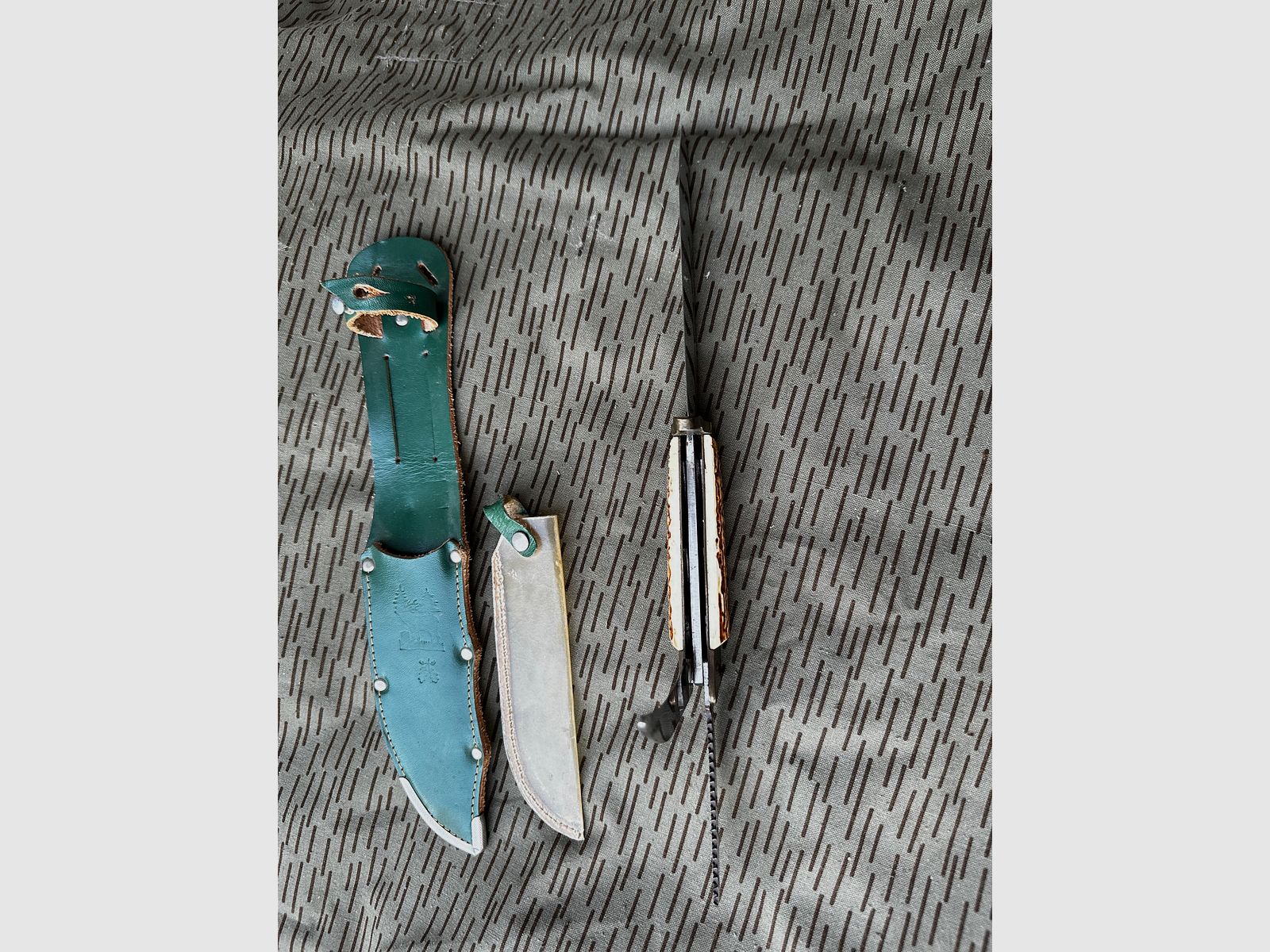 Waidbesteck Jagdmesser DDR Mühlhausen 