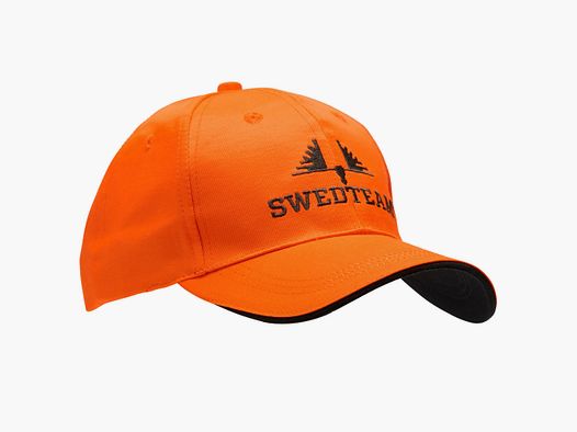 Gorra Logo Swedteam Hombre Naranja Neón