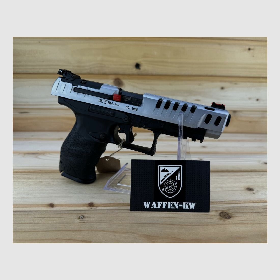Demonstration weapon Walther semi-automatic pistol Q5 Match 9x19 INT. 15R in black s 9mmLuger