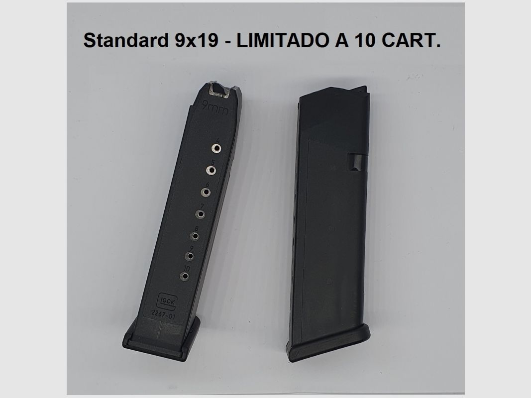 MAGAZYNEK GLOCK 17 OGRANICZONY 10T. Kal. 9×19, zdjęcie 1 z 2