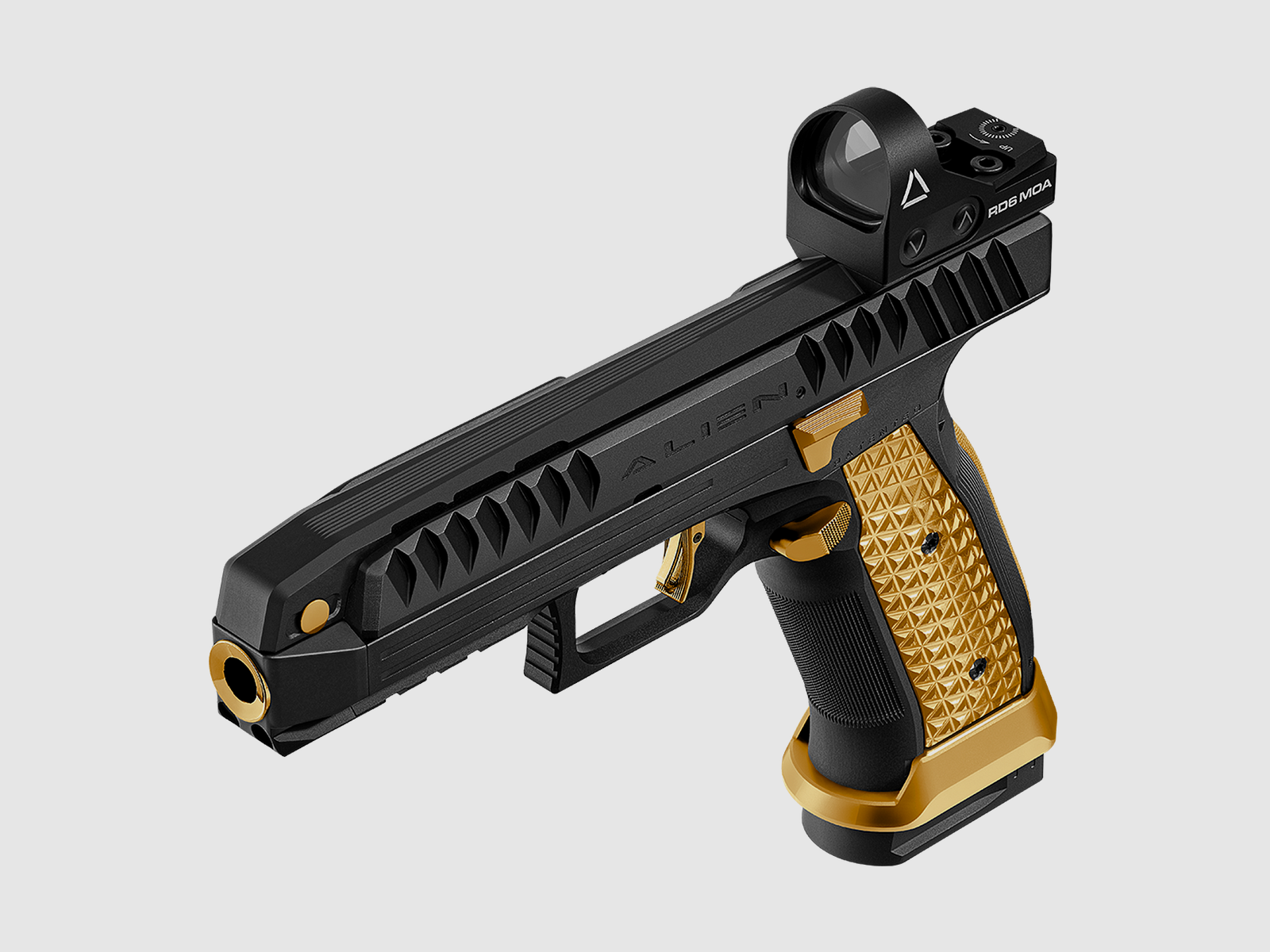 Laugo Arms Pistole Alien Full Kit 9 x 19 Schwarz Limited Edition Black Gold, Bild 5 von 8