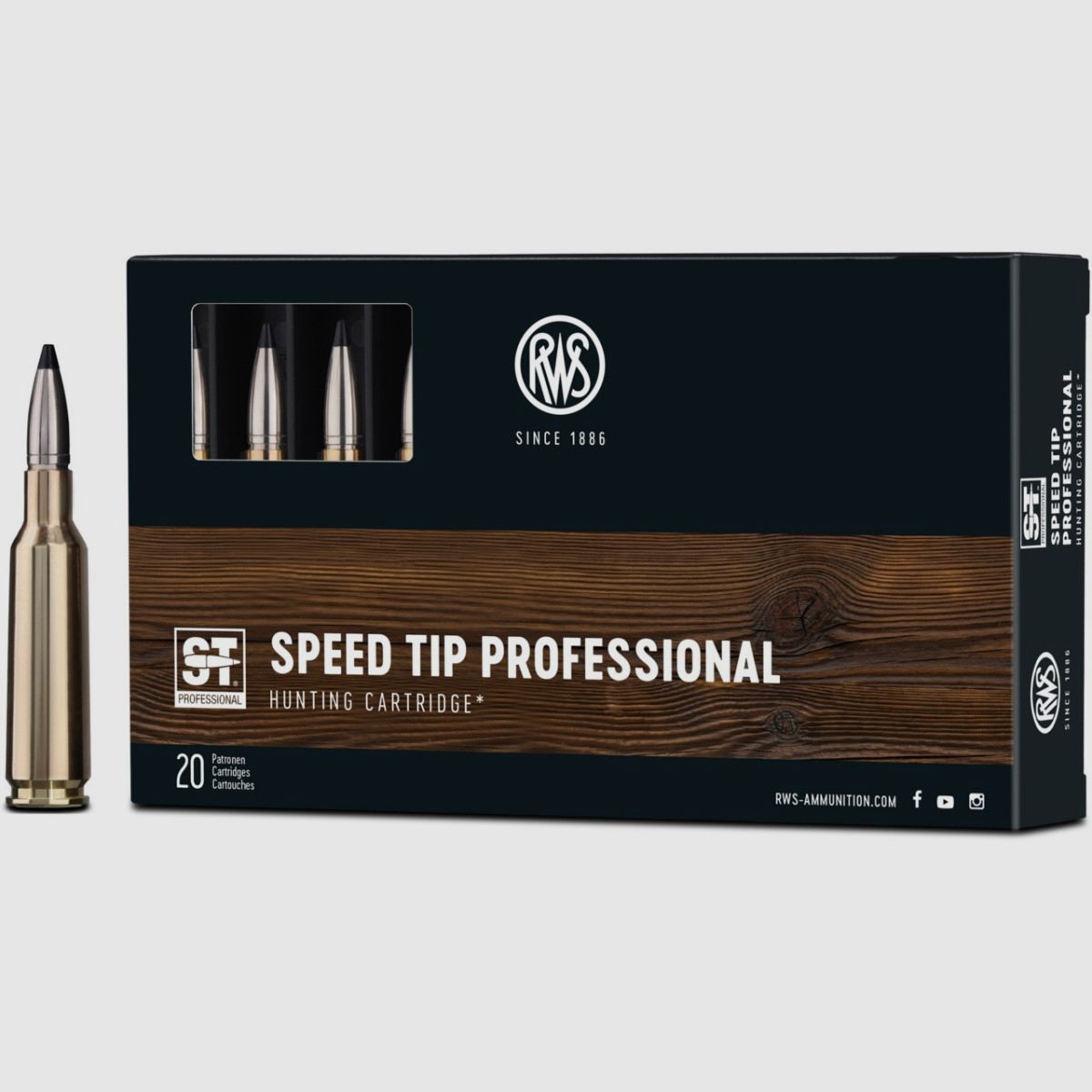 RWS .338 Lapua Magnum 16,2g 250GR SPEED TIP PRO