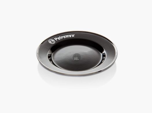 Petromax Emaille Teller schwarz 2 Stck (22 cm)