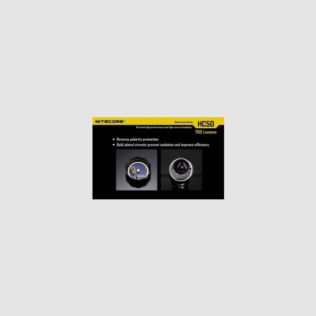 Nitecore HC50 Stirnlampe 760 Lumen, Bild 21 von 25
