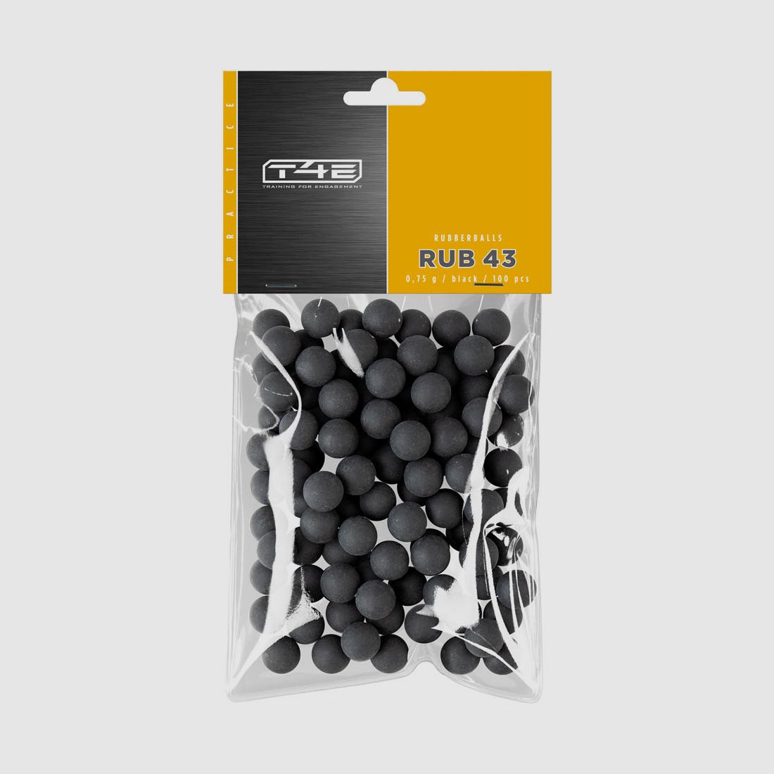T4E Practice RUB Kaliber .43 Gummigeschosse 100 Schuss