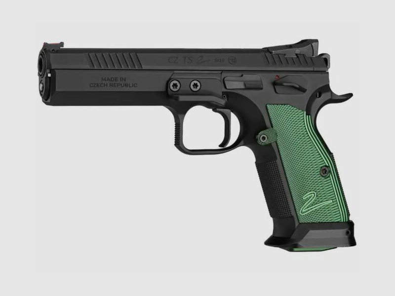CZ Pistole TS 2 Racing Green halbautomatische Pistole, 9mm Luger sofort verfügbar, Versand +20€ - UVP: 2629€