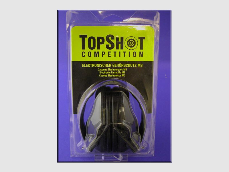 TOP-SHOT Competition-M3 elektronischer Aktiv Gehörschutz