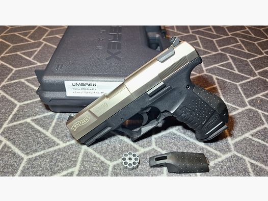 Walther CP99 Nickel 4,5 mm Diabolo CO2-pistool NIEUW!