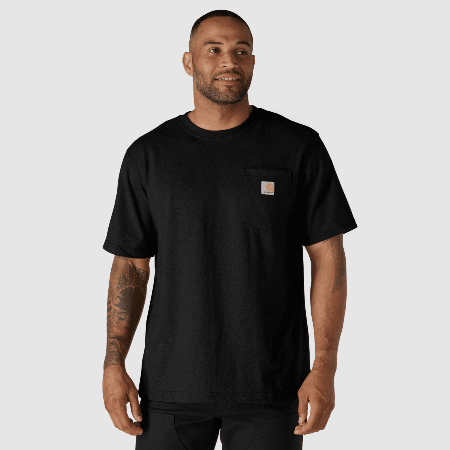 Carhartt Dearborn Relaxed Pocket T-Shirt Heren Zwart XL