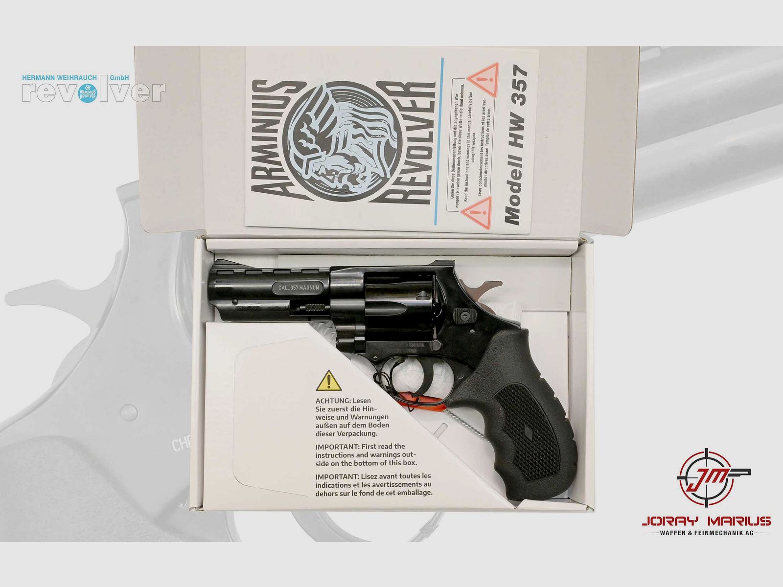 Weihrauch HW357 Revolver .357 Magnum 4″, Bild 2 von 2