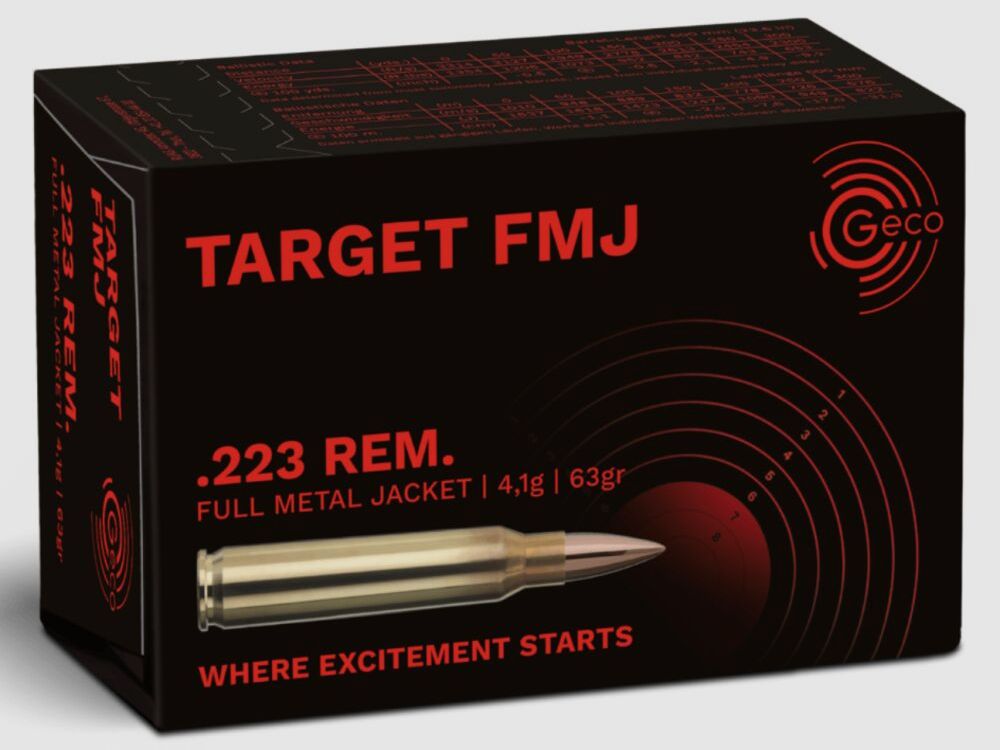 Geco .223 Rem 63gr Target