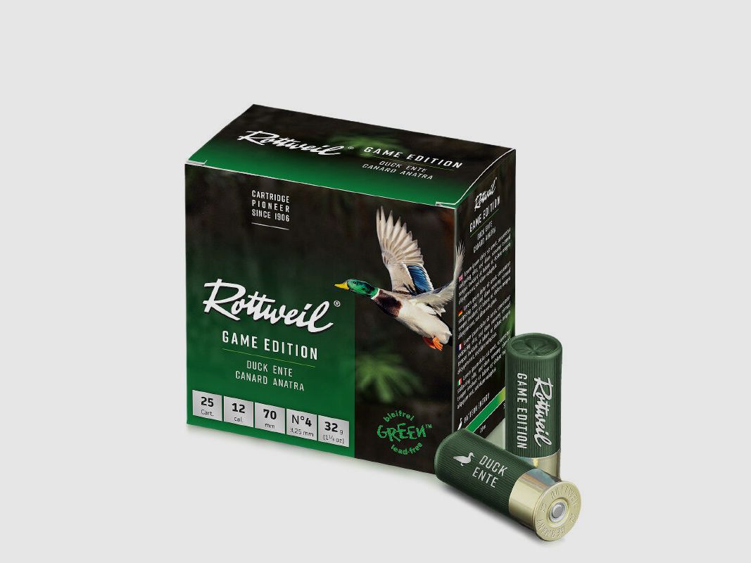 Rottweil Game Edition Anatra 32g - 3,25mm - 25 pz, immagine 1 di 3