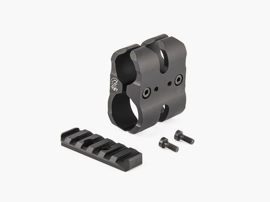 Tactical barrel clamp + 1 picatinny rail