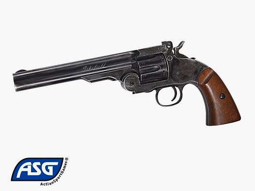 Revolver Schofield 6″ Negro Full metal – 6 mm Co2
