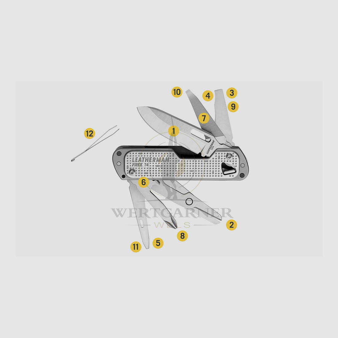 Leatherman Free T4 Navy Multitool, immagine 5 di 6