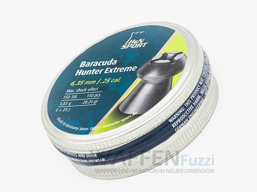 H&N Baracuda Hunter Extreme Diabolos 6.35 mm Diabolo