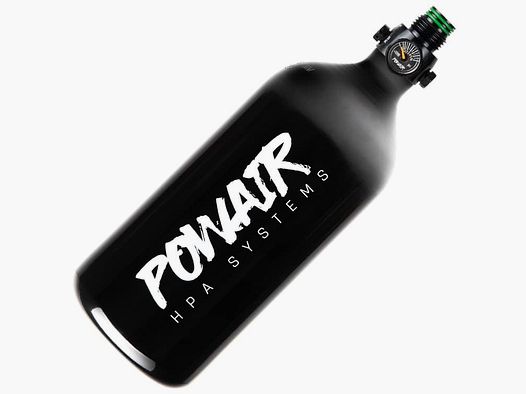 System HP PowAir BASIC Series M2 do paintballa 08L/48ci (200 Bar) - Aluminium