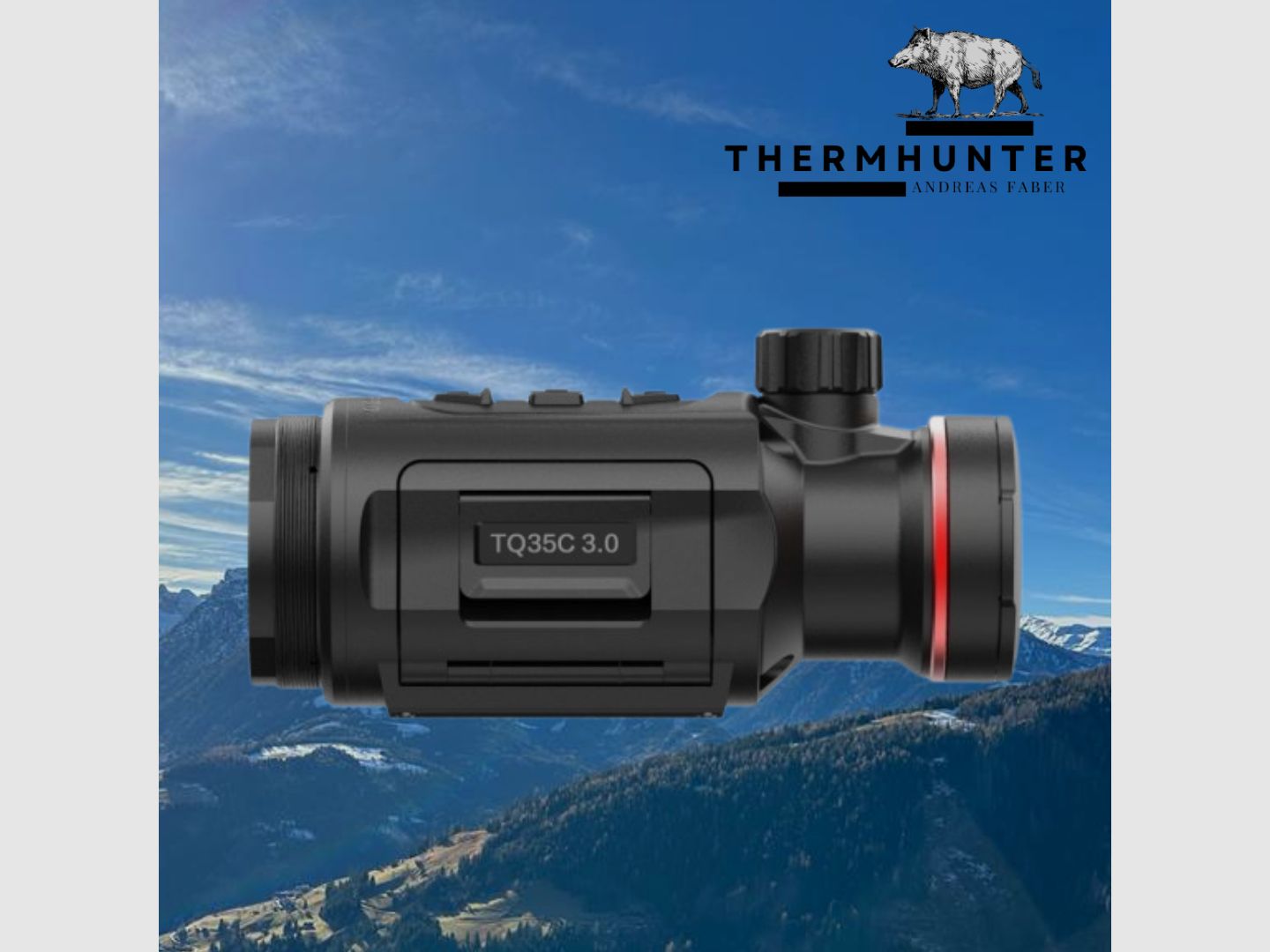 Hikmicro Clip-On Thunder TQ35C 3.0 Ensemble complet avec adaptateur -NEUF-