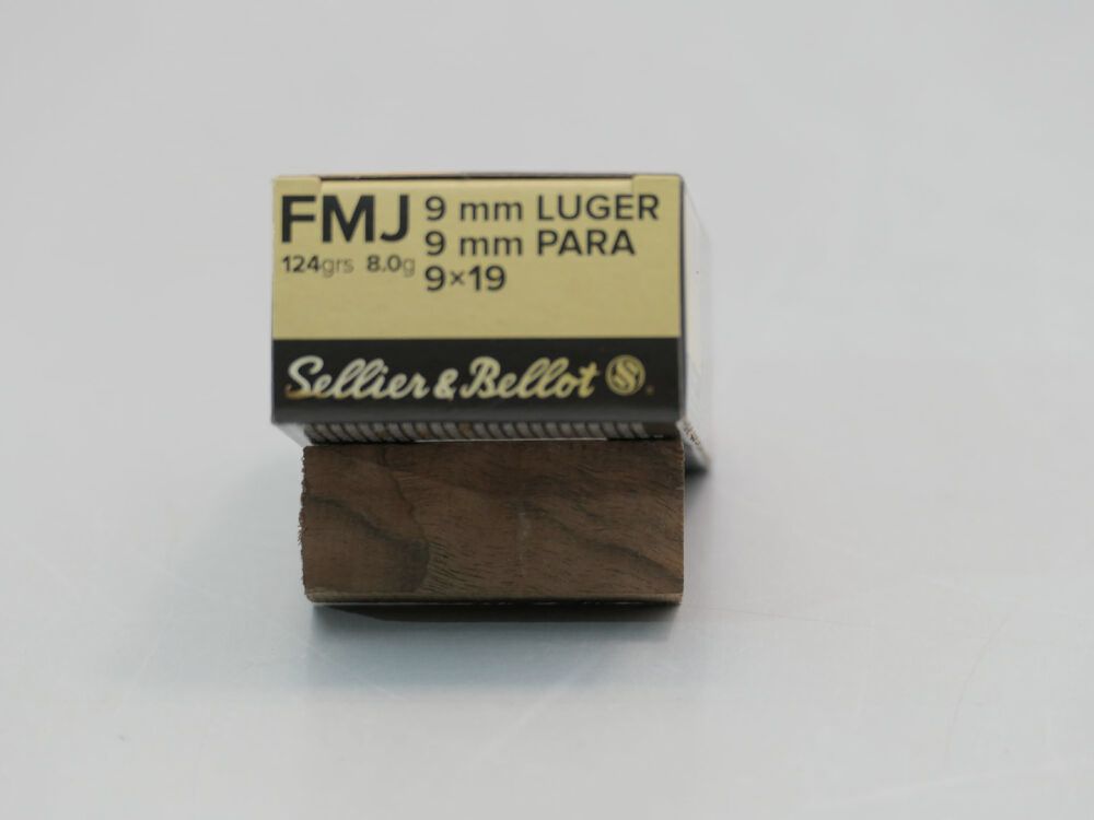 Sellier&Bellot FMJ 124grs. A50