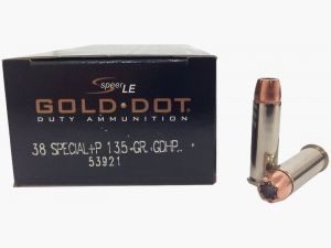 Speer Gold Dot .38 Special +P 135GR GDHP 50 cartucce