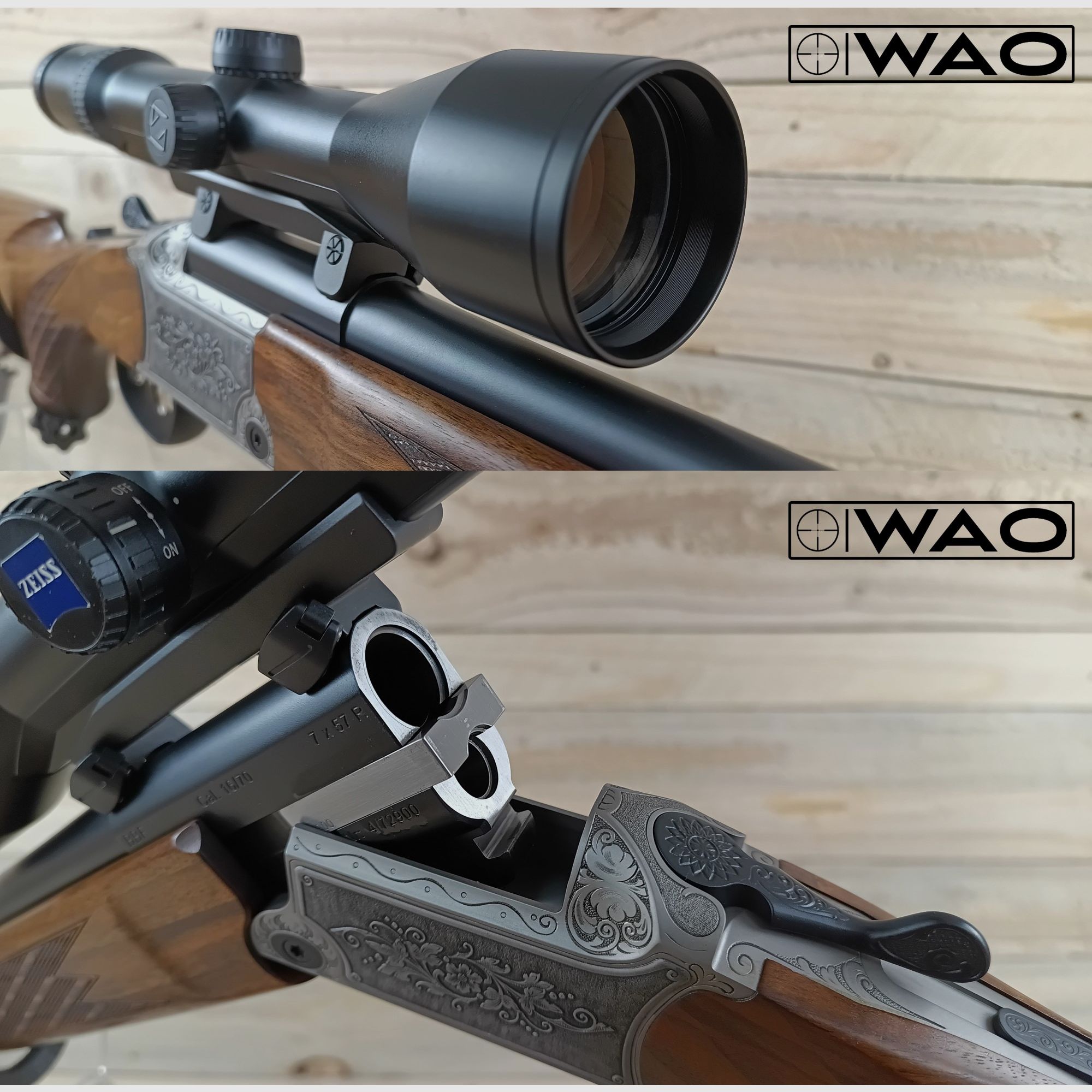 Blaser BBF 95 Prestige, BBF95, Kal. 7x57R; 16/70 *inkl. Zeiss Optik mit Leuchtabsehen*