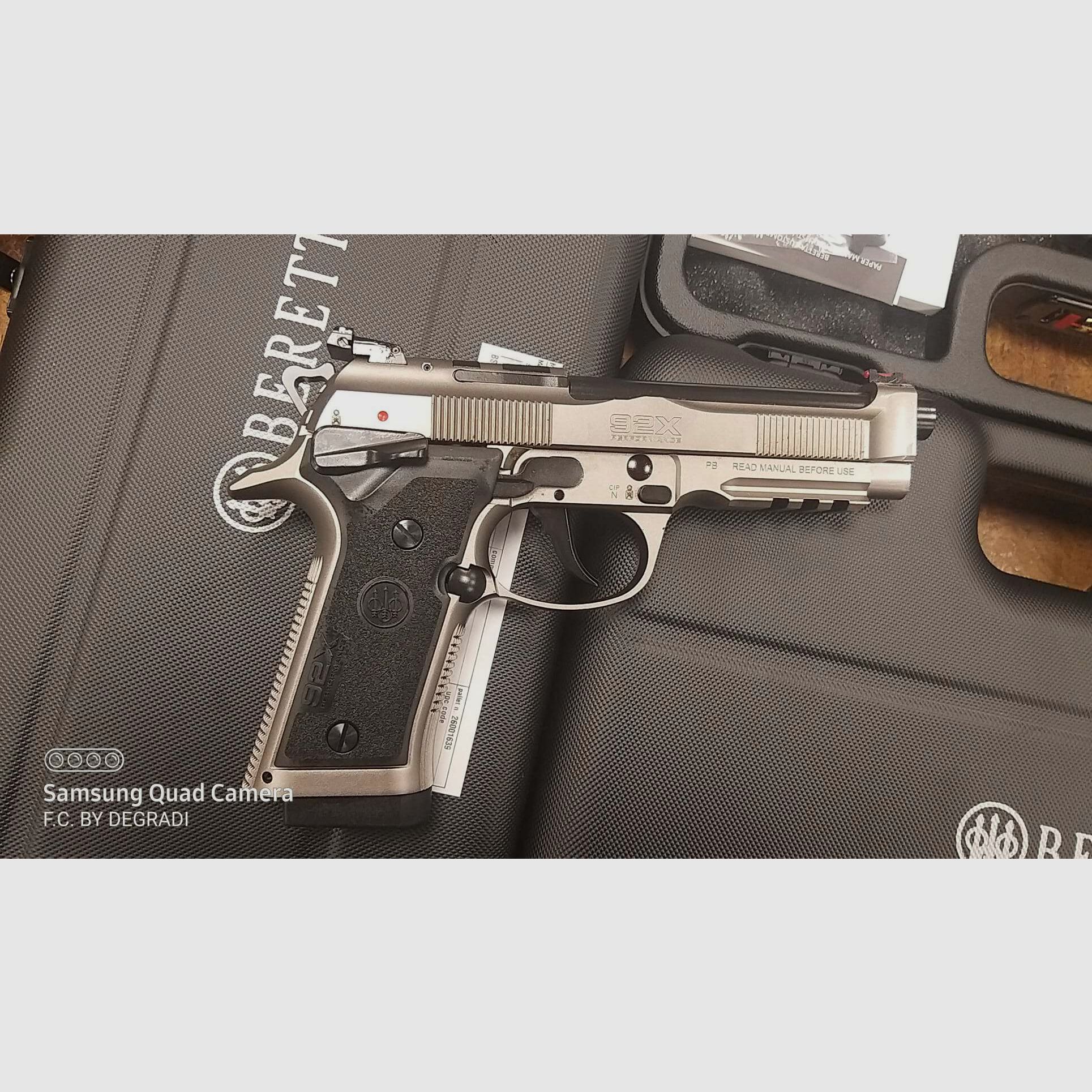 BERETTA 92 X PERFORMANCE PROD. OPTIC READY 9X19, immagine 2 di 5