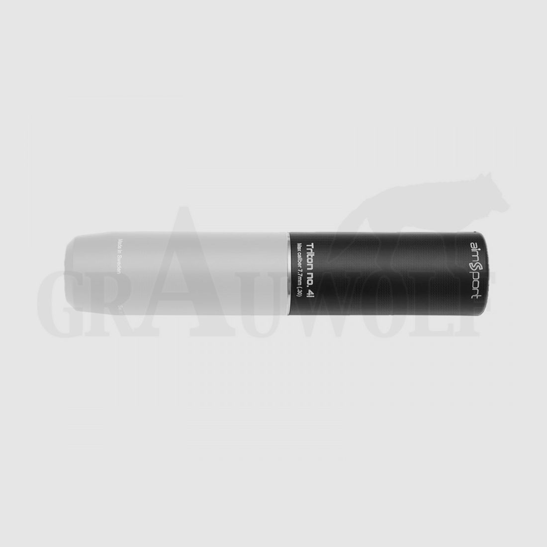 AimSport Triton Nr. 4i Schalldämpfer Kal. 7,7 mm Vorderteil