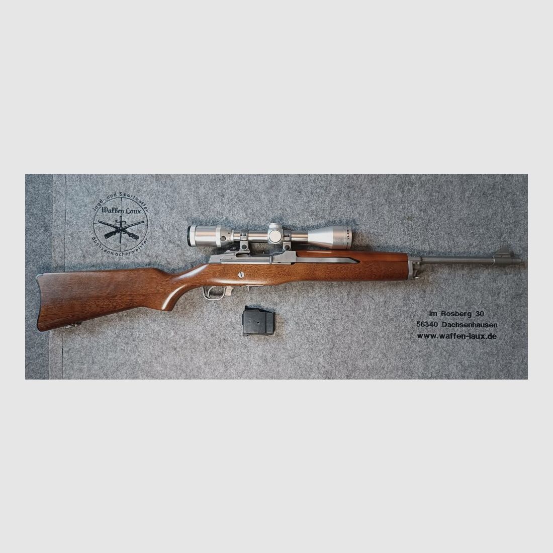 Ruger Firearms Mini 14 -Mini Thirty 7,62x39 Nickel mit ZF