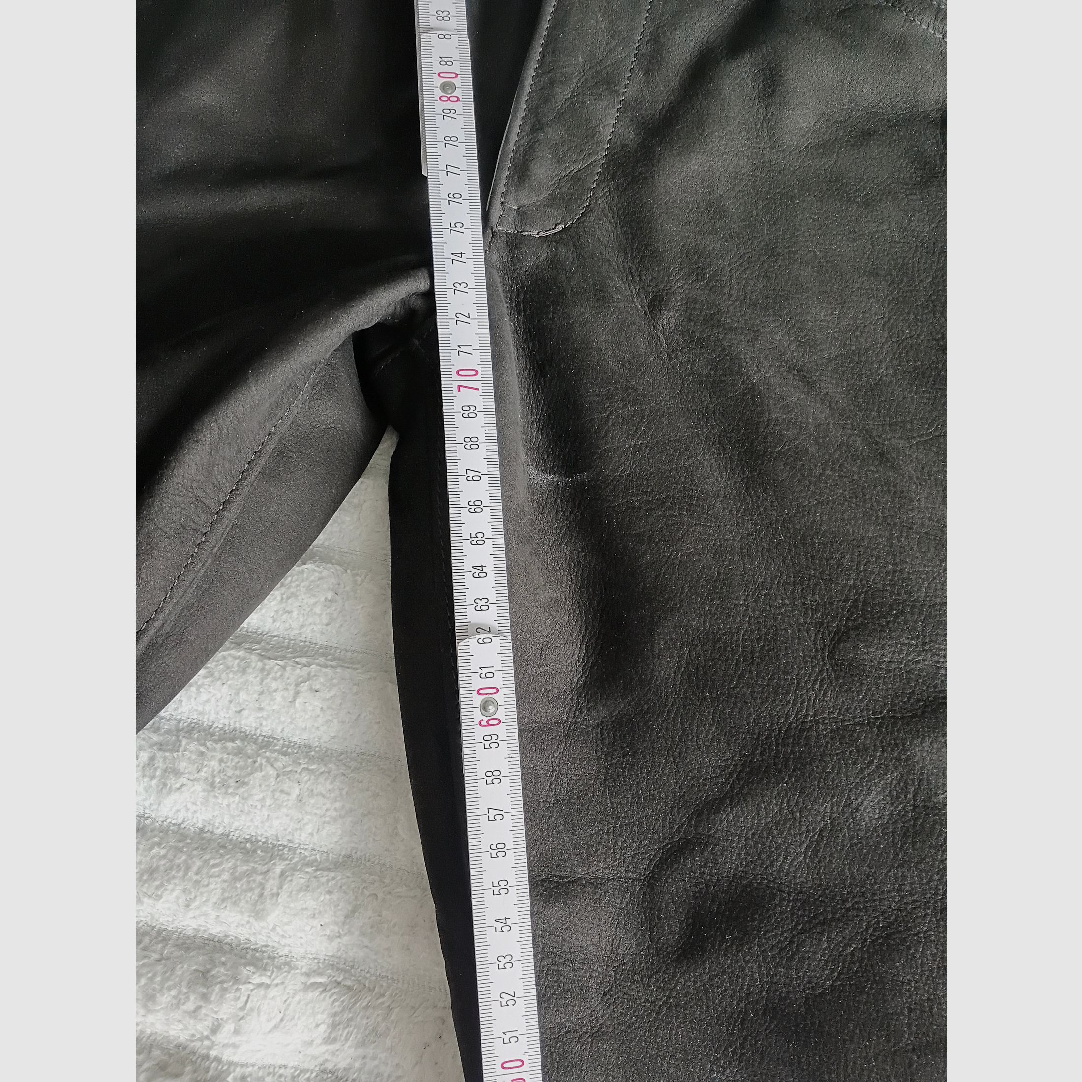 Jagdhose aus Leder, Nubuk, Maßgeschneidert, Neu und ungetragen