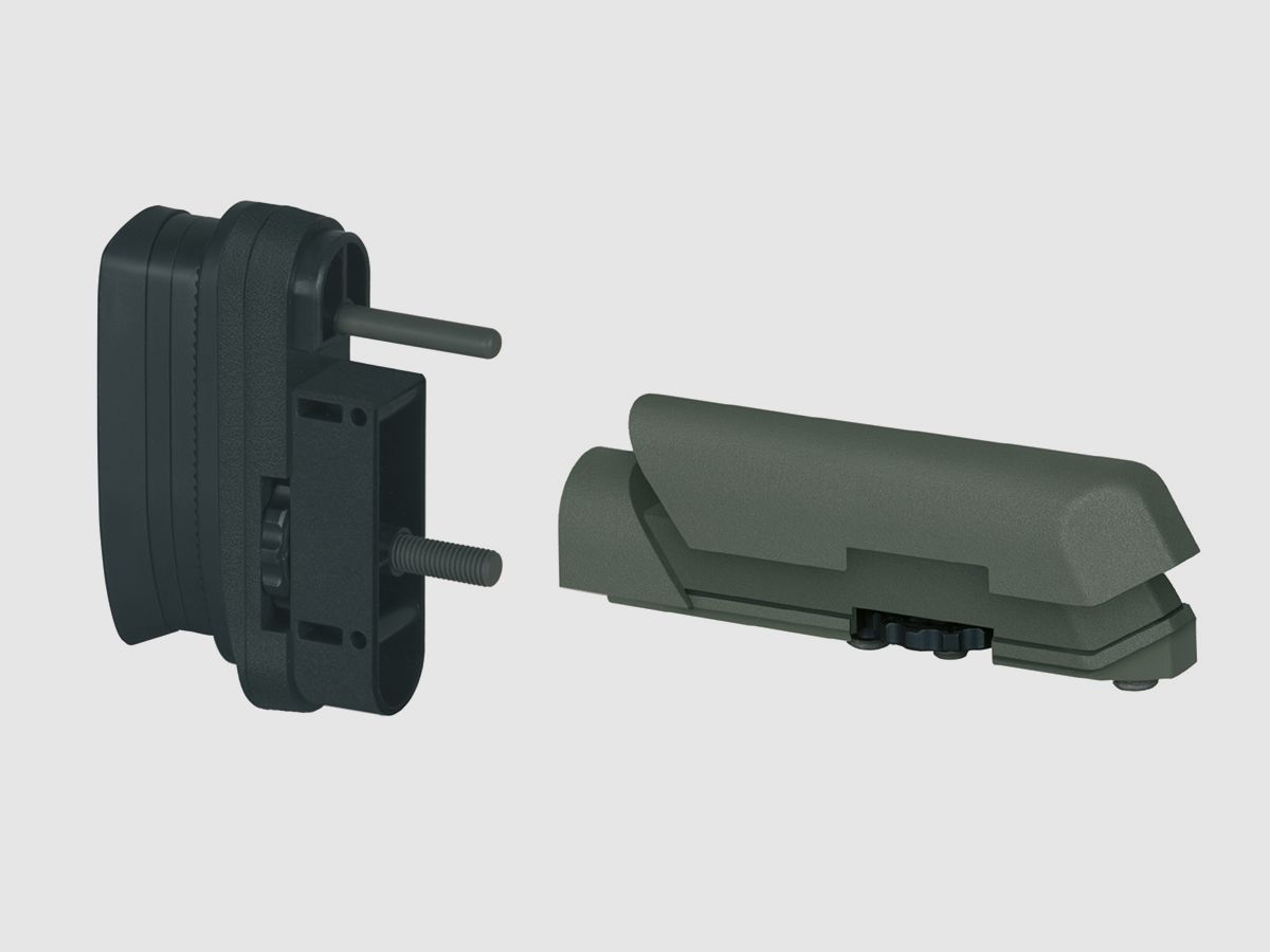 Amoeba Schaftbacke + Schaftkappe Striker S1 OD Green