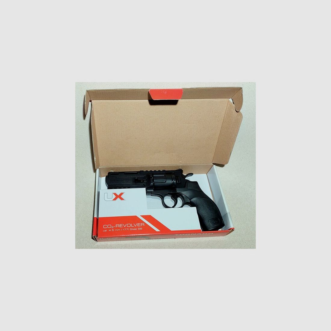 Umarex Tornado CO2 Revolver Kal. 4,5mm Stahl BB schwarz *undicht