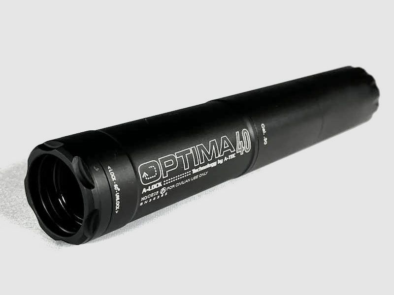 A-TEC OPTIMA 40, Overbarrel-Schalldämpfer für Kalibergruppe .30 (.308 Win. / .30-06)