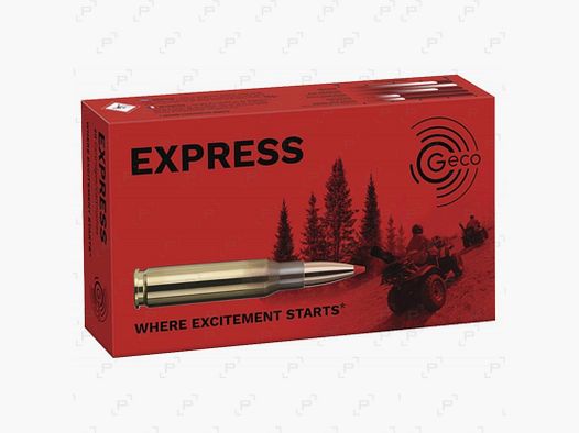 Box mit 20 Patronen für Großwild GECO EXPRESS Kaliber .300 WIN MAG - 165 GR