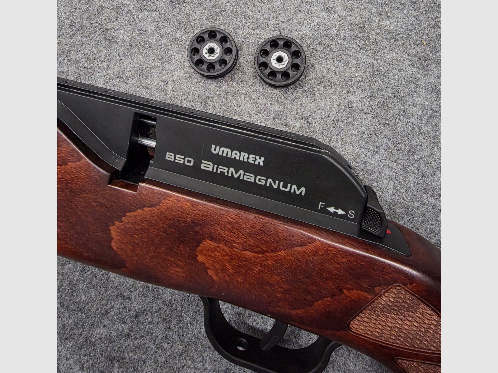 Absolutely rare wooden stock Hämmerli Air Magnum 850 Umarex rifle Co2 repeater Classic Airmagnum XT M2 AM850