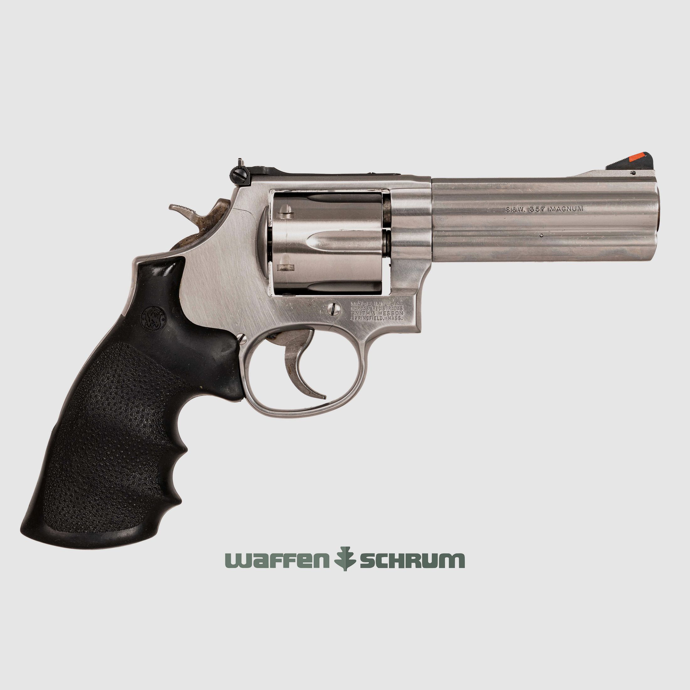 Smith & Wesson 686 , Gummi-Griffschalen, verstellbare Visierung, .357Mag