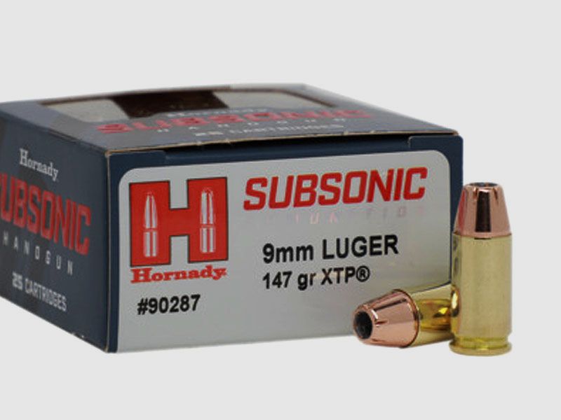 Hornady SUBSONIC XTP 9 mm Luger 147 grs 1 confezione (25 colpi a 1,396 €*)