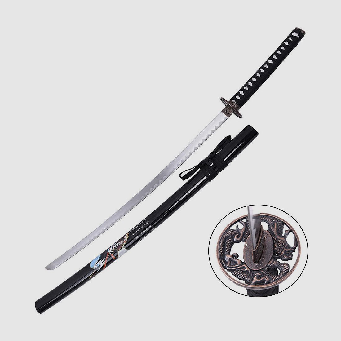 Samurajski katana dekoracyjny Niji
