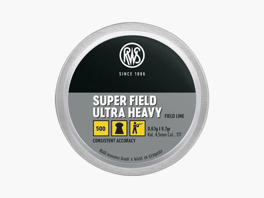 Scatola di piombi RWS S-Field ultra heavy - 500 pz